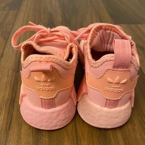 Youth girls pink Adidas NMD size 12